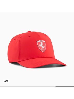 Puma Scuderia men  Ferrari Cap with White Shield Emblem